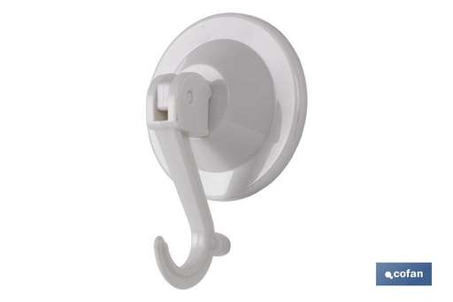 [61001397A] Colgador Ventosa Cierre Seguridad 59mm Diámetro