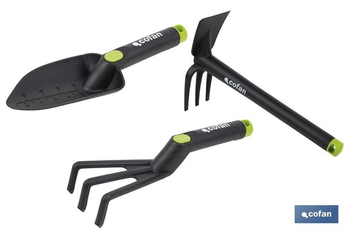 [90015131] Set de 3 herramientas de jardinería