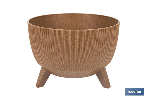 Macetas decorativas con patas desmontables