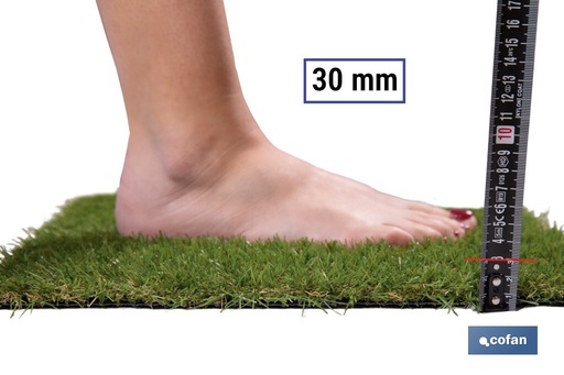 Césped Artificial de 30 mm para terraza y jardín