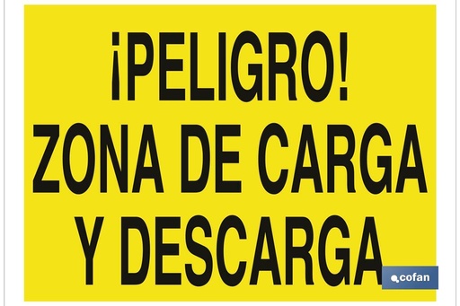 [A18TPL297210] ¡Peligro! zona de carga y descarga