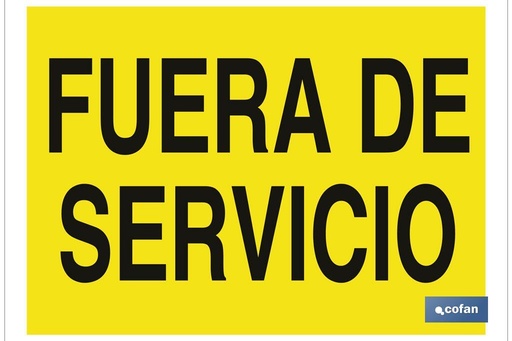 [A63TPL297210] Fuera de servicio