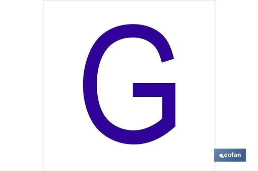 [ACGGL6262] G Letra en glasspack