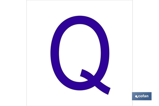 [ACQGL6262] Q Letra en glasspack