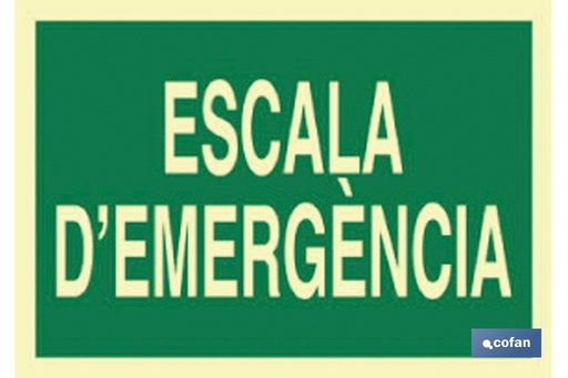 [CAT-EV39LU297210] Escala D'emergència