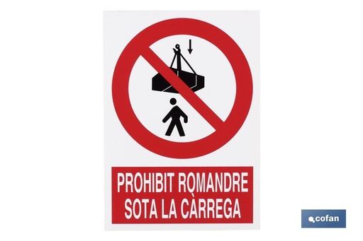 [CAT-P59PL297210] Prohibit romandre sota la carrega