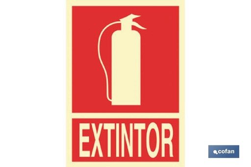 [CAT-SO55LU297210] Señal Extintor en catalán