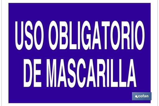 [O07TPL297210] Uso obligatorio de mascarilla Texto