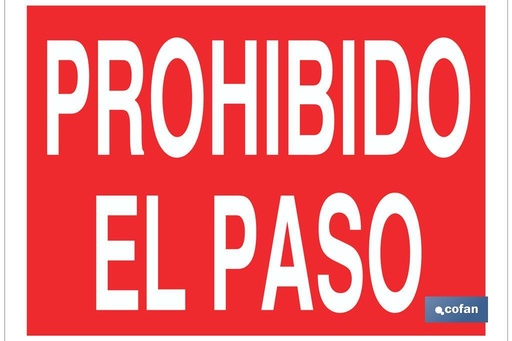 Prohibido el Paso