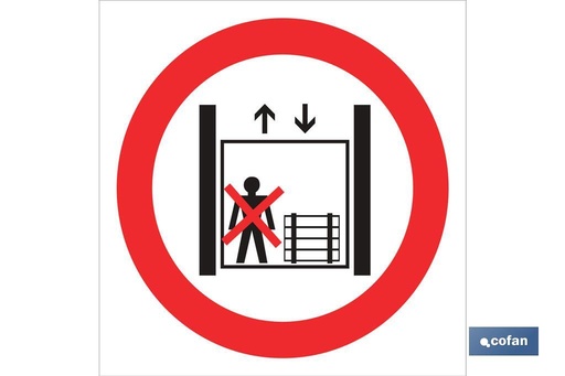 [P11PL420297] Prohibido personas y cargas