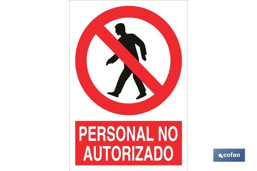 Personal no autorizado