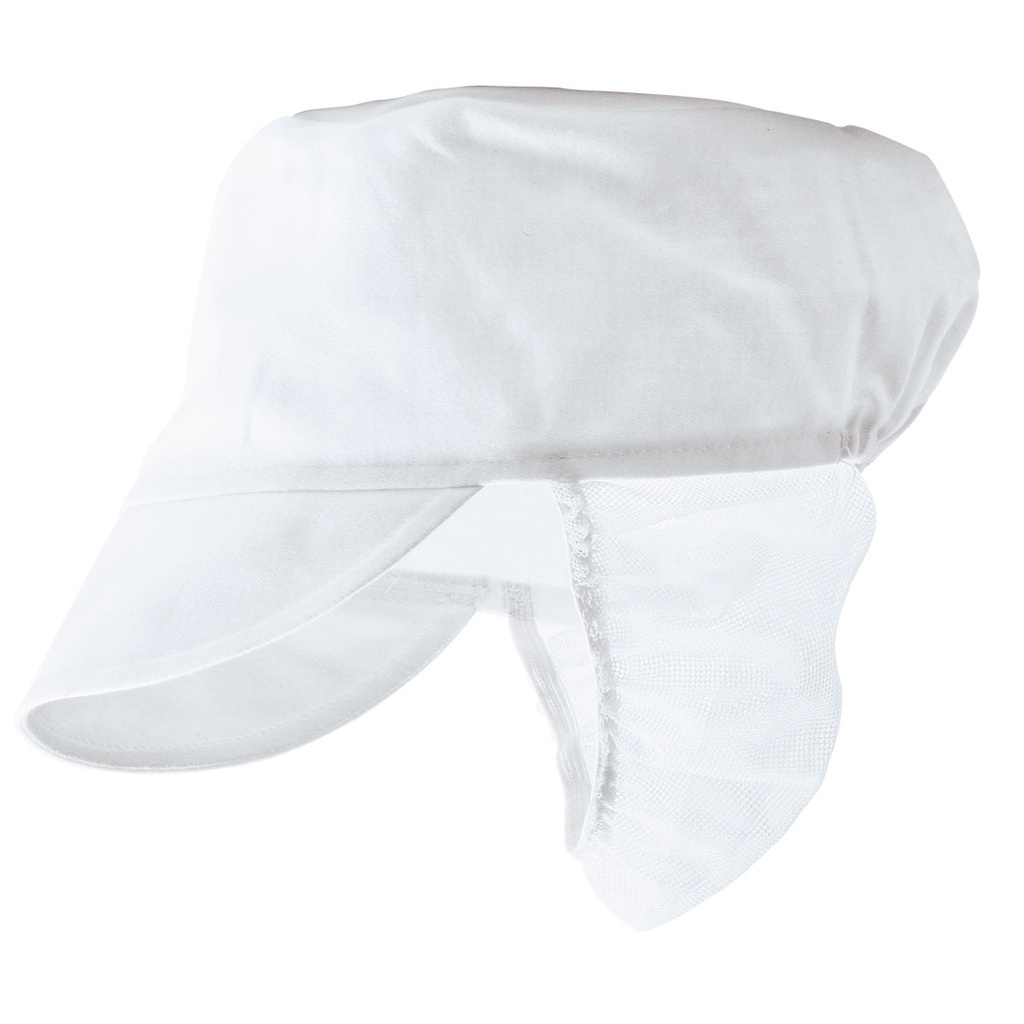 S896 - Gorro con redecilla  Blanco