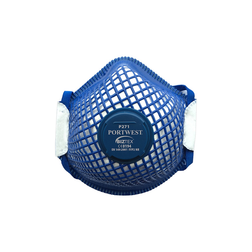 P271 - Mascarilla con válvula ERGONET FFP2  Blanco. cajas de  10  unidades