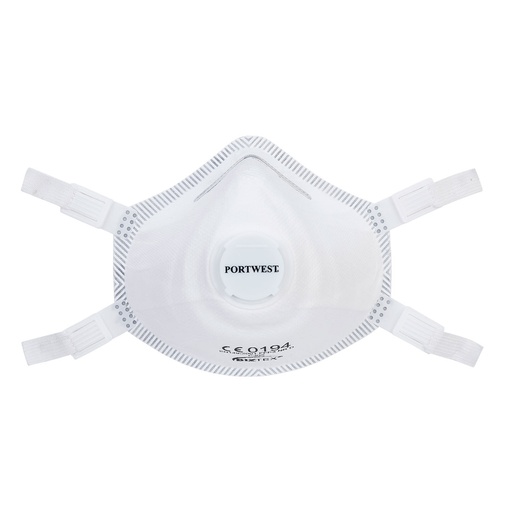 [P305WHR] P305 - Mascarilla Premium FFP3  Blanco. cajas de  5  unidades