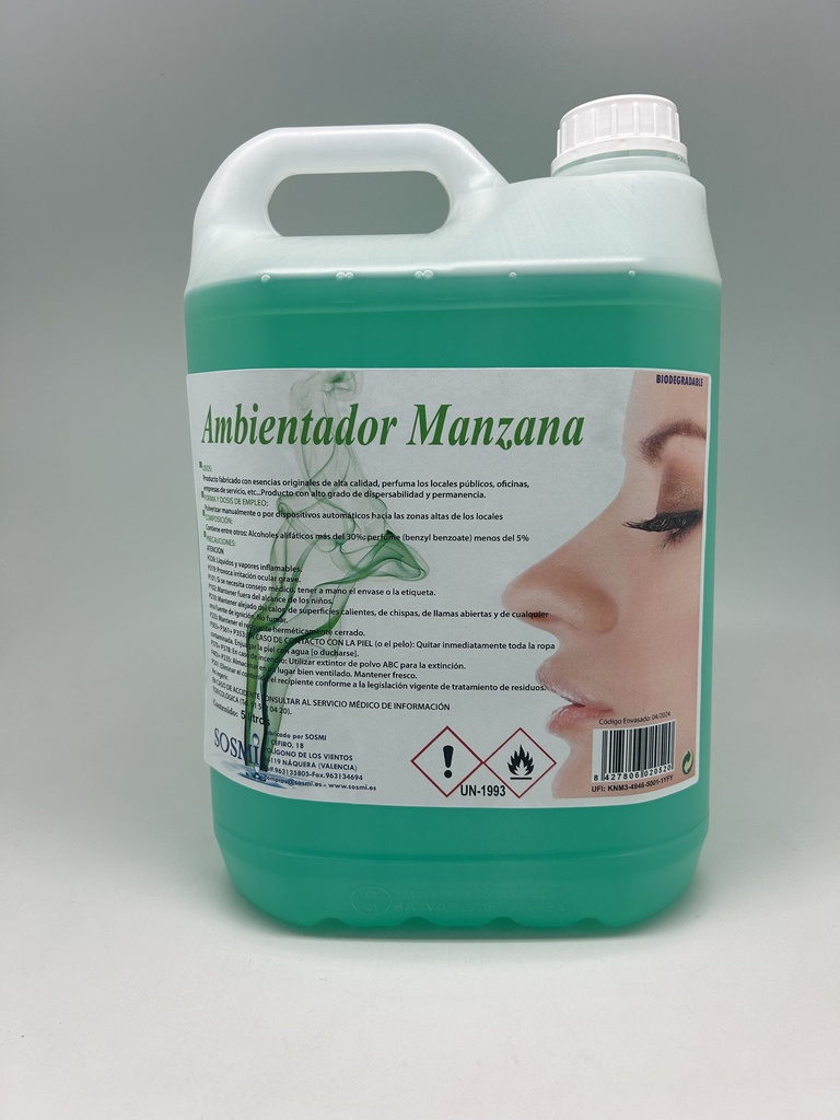 AMBIENTADOR MANZANA - 5L