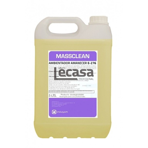 [E1401125] AMBIENTADOR MASSCLEAN AMANECER 5 L