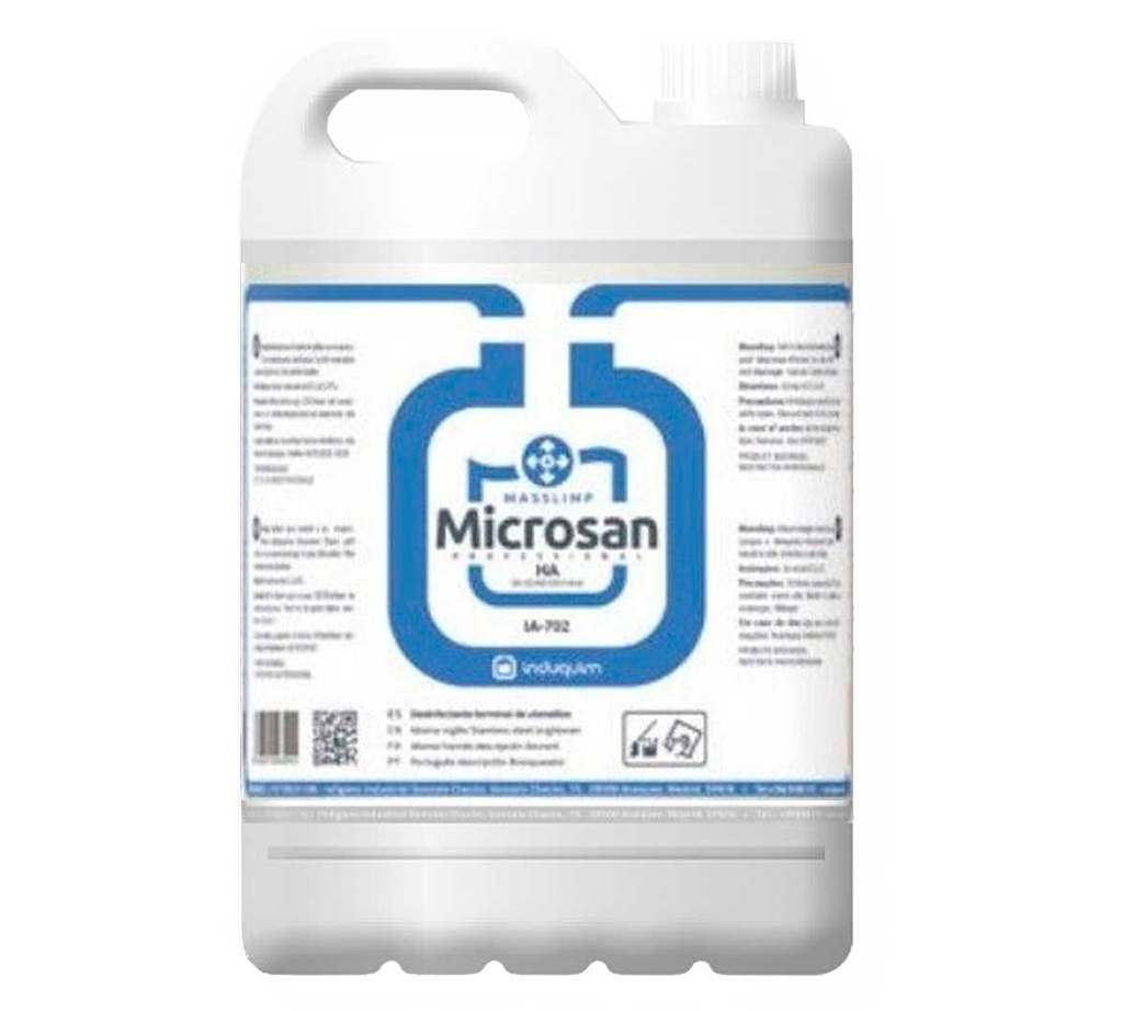 DESINFECTANTE VIRUCIDA MICROSAN HA IA-702 INDUQUIM
