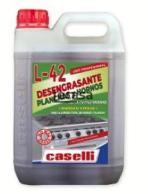 L42 Desengrasante planchas-hornos 5 l.Caselli