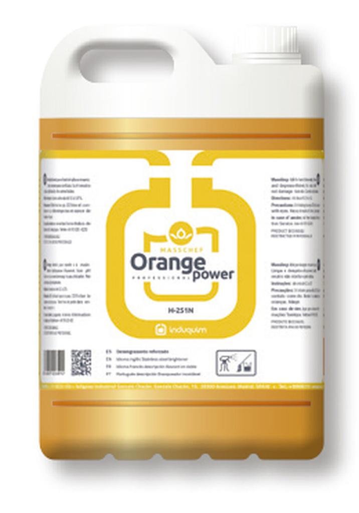 DESENGRASANTE REFORZADO MULTIUSOS ORANGE POWER  H-251 5L