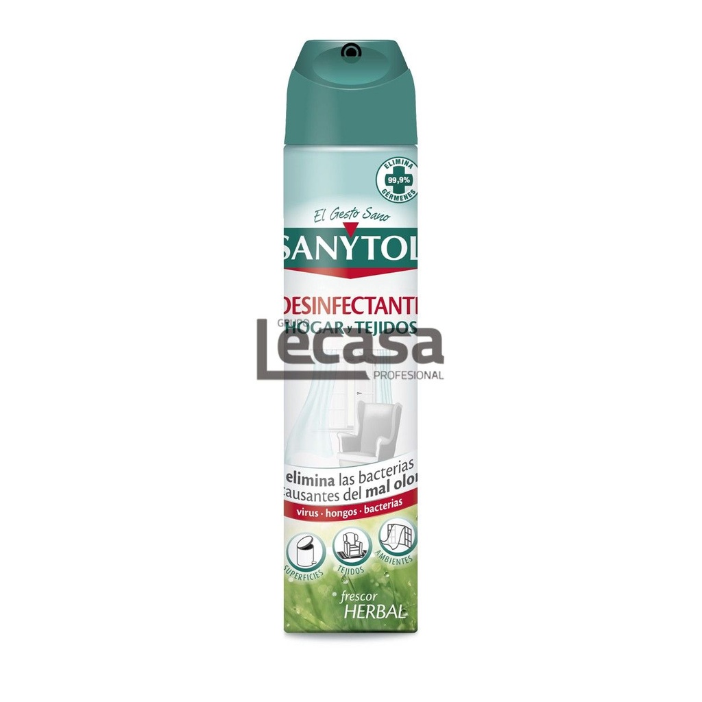 Sanytol Ambientador Desinfectante para hogar y tejidos 300ml.