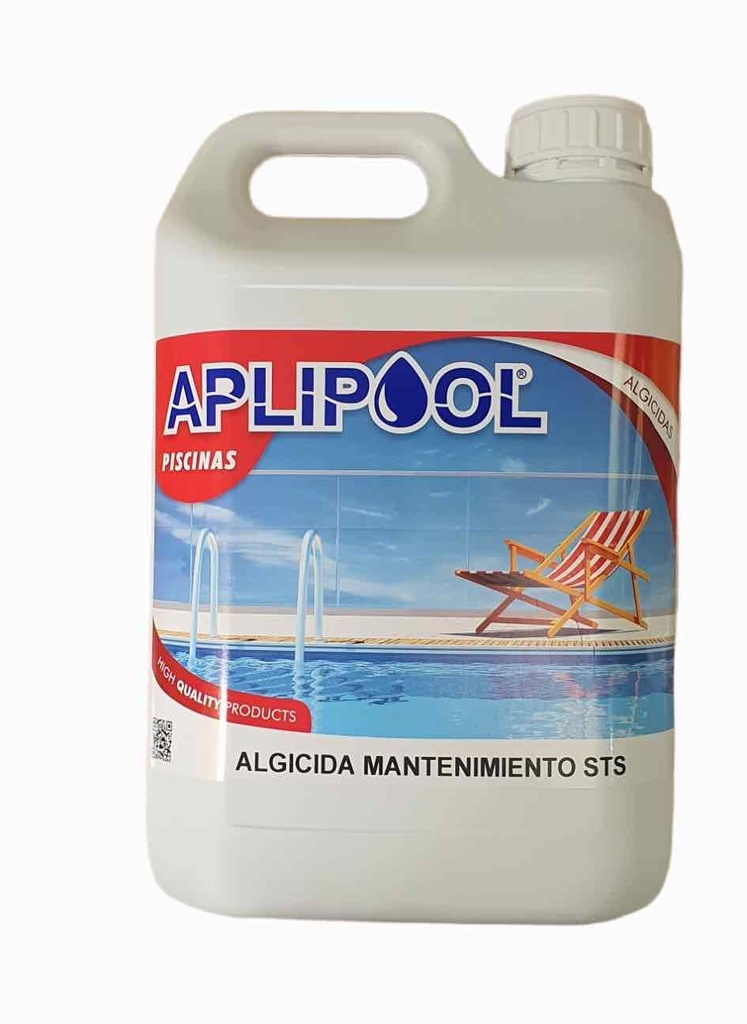 ALGICIDA LIQUIDO ALGIQUAT EXTRA APLIPOOL 5 L.