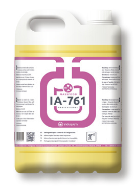 [T05721513001] FREEZE  DETERGENTE PARA CÁMARAS DE CONGELACIÓN 5 l. INDUQUIM IA-761 Garrafa 5 LITROS
