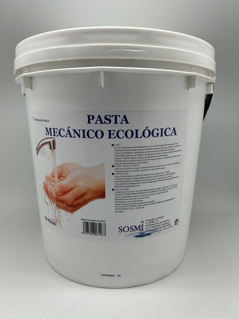 PASTA MECANICO MICROGRANULO 10 KGS