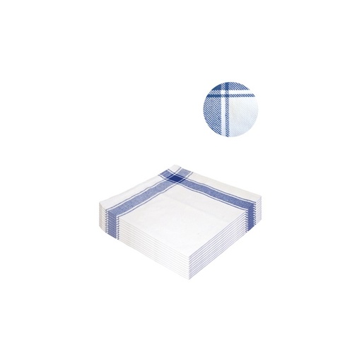 [01496] PAÑO  BLANCO COCINA CRISTAL 100% algodon 55X55 PACK 12 UDS