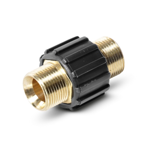 [4.403-002.0] Embrague para unir dos mangueras Karcher de antes de 2015 -2xM22x1,5 Ref. 4.403-002.0