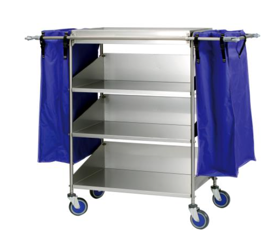 MOD 70 Carro 4 bandejas de plancha acero inox 18/8 145cm