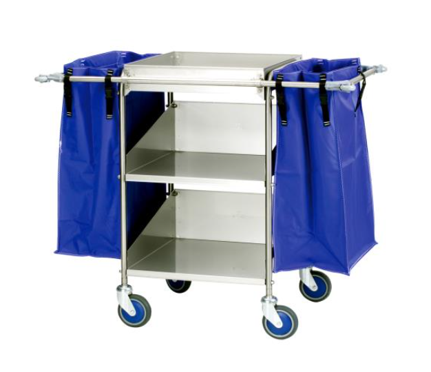 MOD 90 CARRO 3 BANDEJAS ACERO INOX 18/8 115 CM
