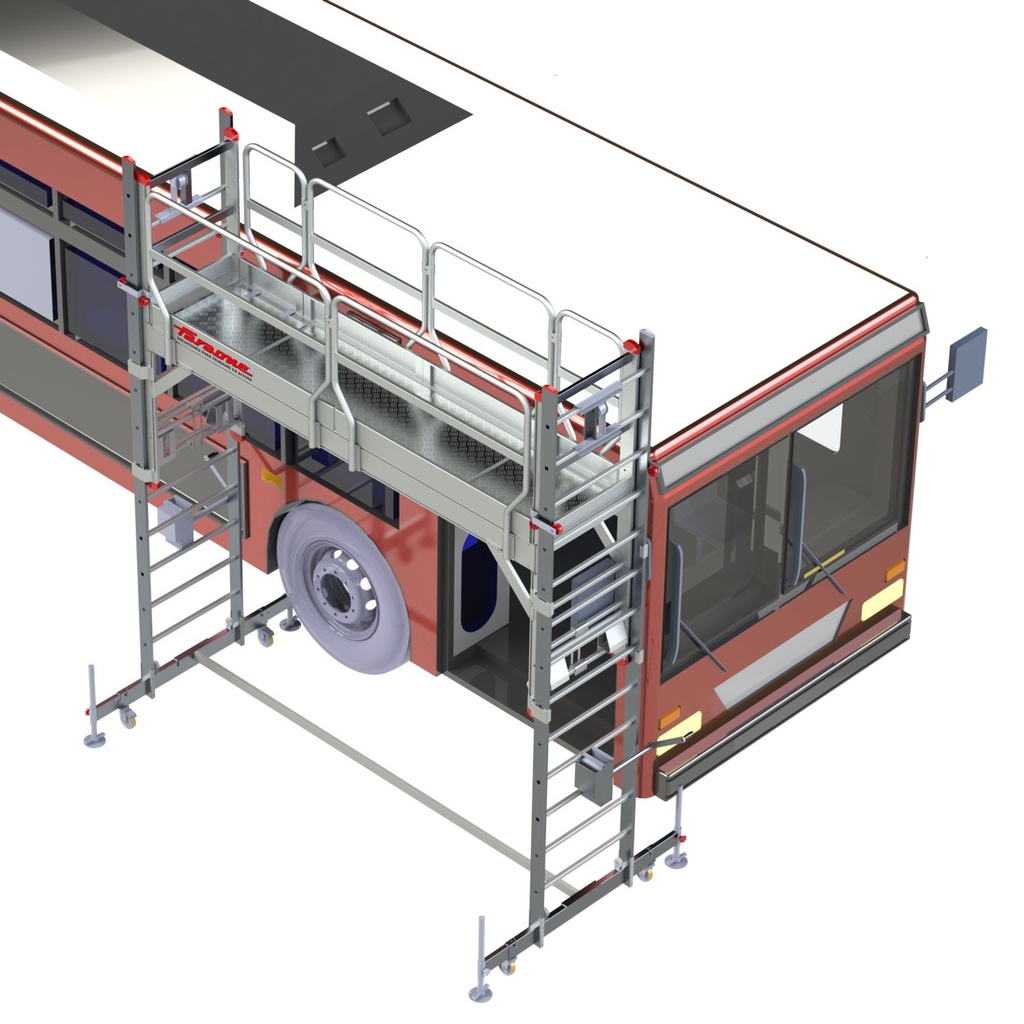 Andamio especia para talleres de camiones y autobuses TSA 320