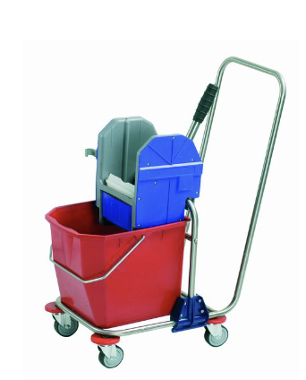 [MOD490] MOD 490 CARRO ACERO INOX 1 CUBO 25 LT