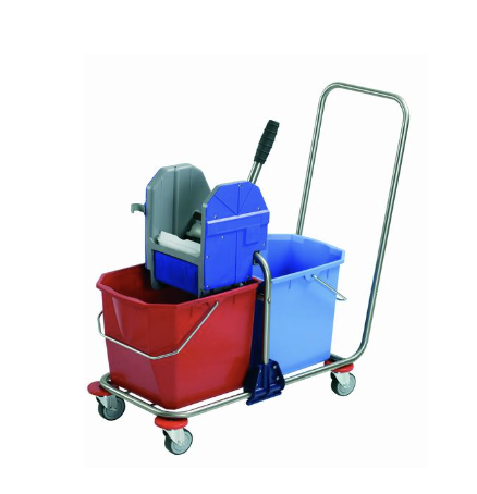 [MOD500] MOD 500 CARRO ACERO INOX 2 CUBOS