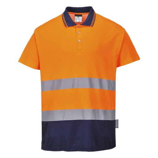 S174 - Polo bicolor Cotton Comfort