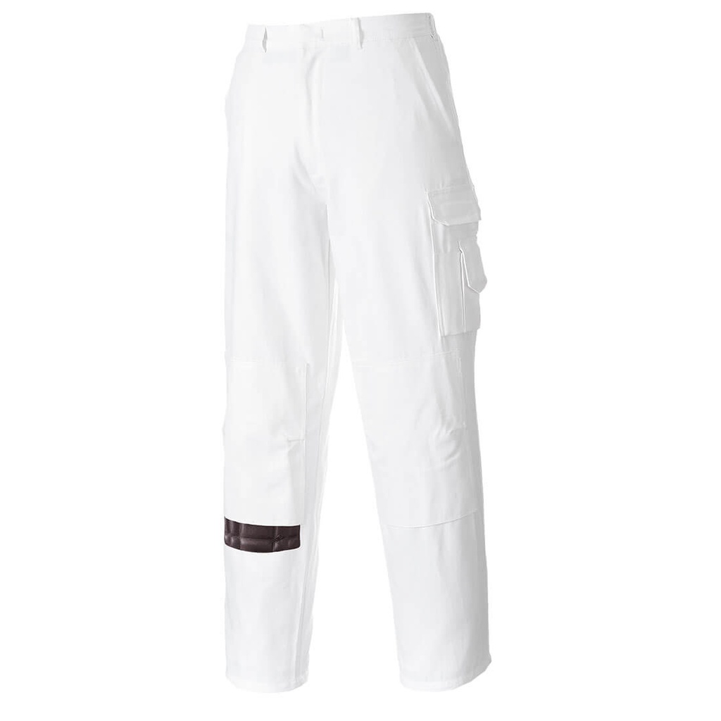 S817 - Pantalones de pintor  Blanco