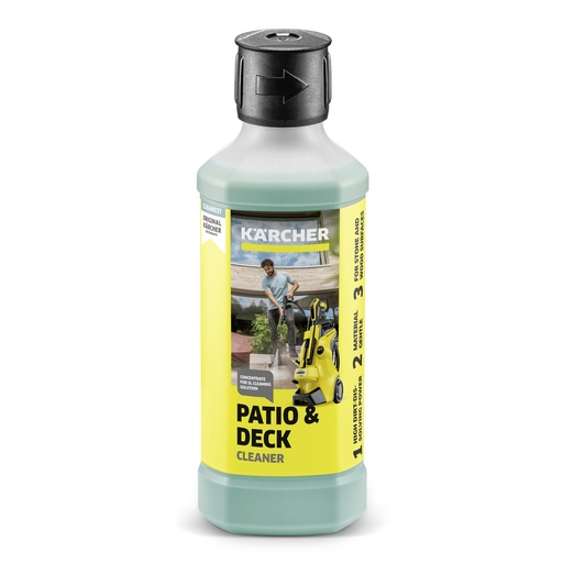 [6.295-842.0] Detergente concentrado Patio & Deck, 500ml, Karcher 6.295-842.0, Caja de 8 Uds