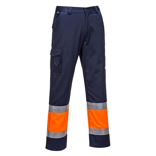 E049 - Pantalón bicolor de alta visibilidad clase 1 Contrast Service
