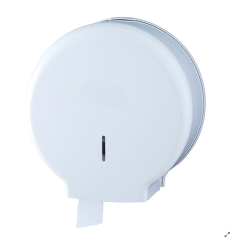 [18090] DISPENSADOR PAPEL HIGIENICO INDUSTRIAL ABS BLANCO