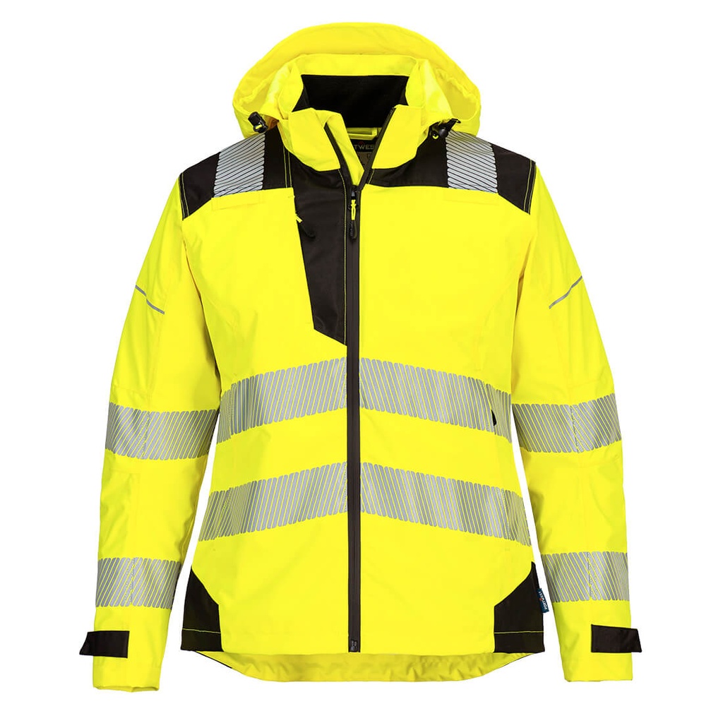 PW389 - Chaqueta de mujer PW3 de alta visibilidad para lluvia