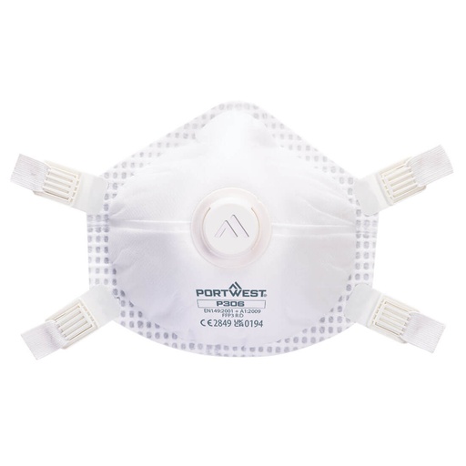 [P306WHR] P306 - Mascarilla reutilizable con válvula Ultimate FFP3 (Pack5 UDS)