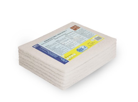 [00426] ESTROPAJO FIBRA BLANCA 15 X 20 CM. PACK-6.