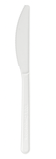 CUCHILLO  PLASTICO 100 UDS.