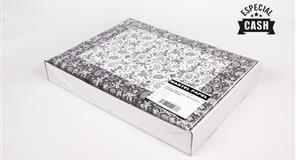 [PD304045ECHNE] Mantel papel 30x40 Blanco 45gr  Cachemir 500 uds PD304045ECHNE