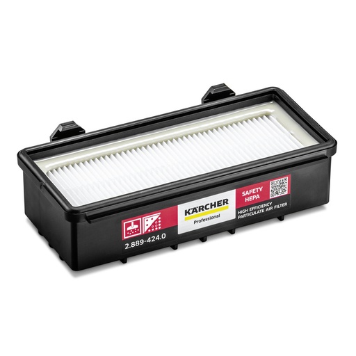 [2.889-424.0] Filtro HEPA 14 para T 10/1, T 15/1, T 10/1 Bp y T 15/1 Bp Ref. 2.889-424.0