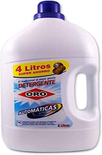 [230100] DETERGENTE AUTOMATICAS ORO 4L CAJA 3 UDS