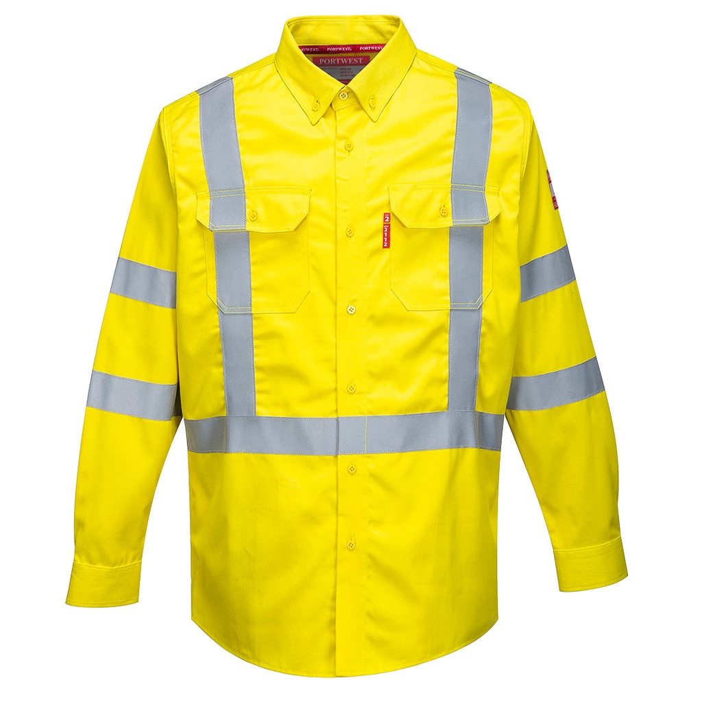 FR95 - Camisa de alta visibilidad y resistente a la llama Bizflame 88/12