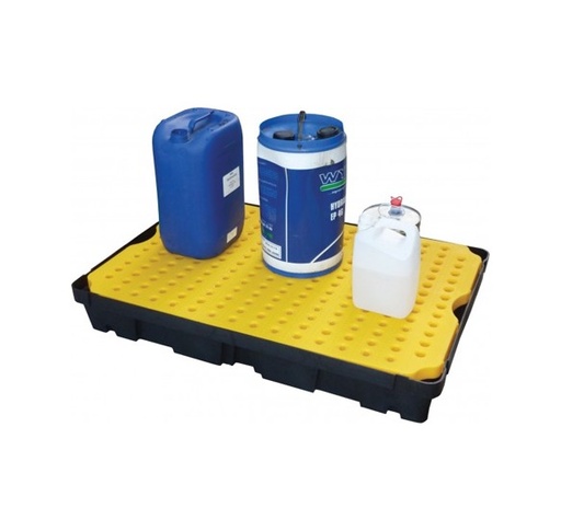 [JO-PE-RP-100/A] Bandeja de retención de polietileno de 100 litros con rejilla, Cubeto retención JO-PE-RP-100/A