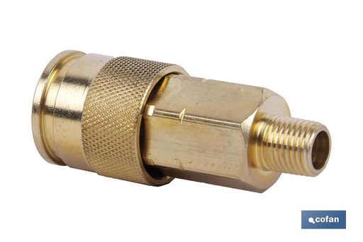 [09000068G] ENCHUFE RAPIDO MACHO 1/4 GRAN CAUDAL