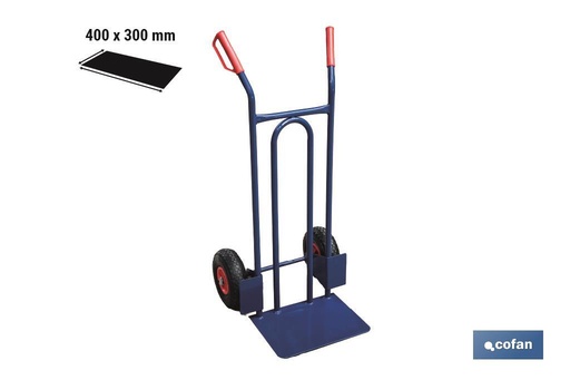 [09400405] CARRETILLA DE ALMACÉN CON PALA FIJA 1100 X 530 X 560 MM